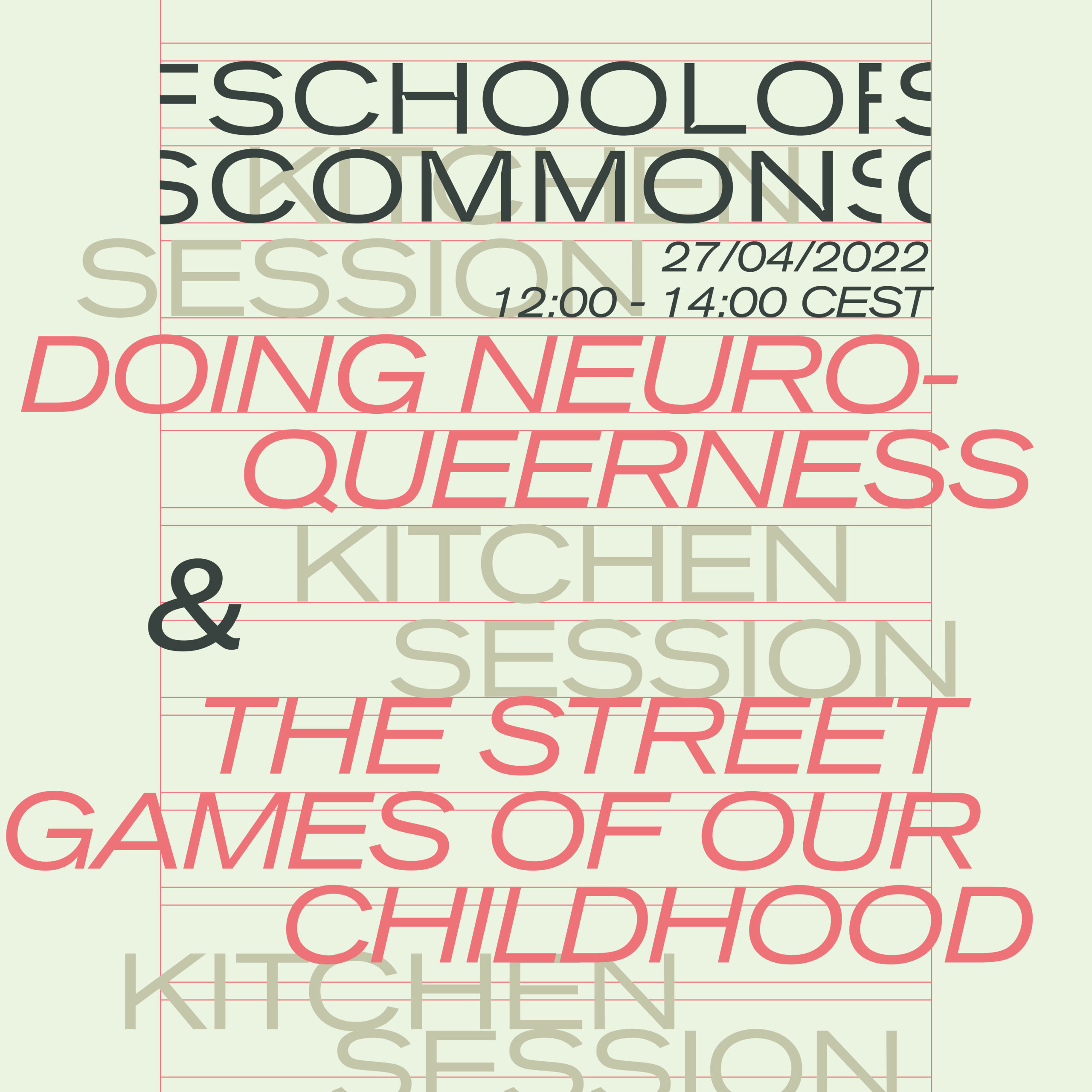 Kitchen Session: Doing Neuroqueerness & The Street Games of Our Childhood