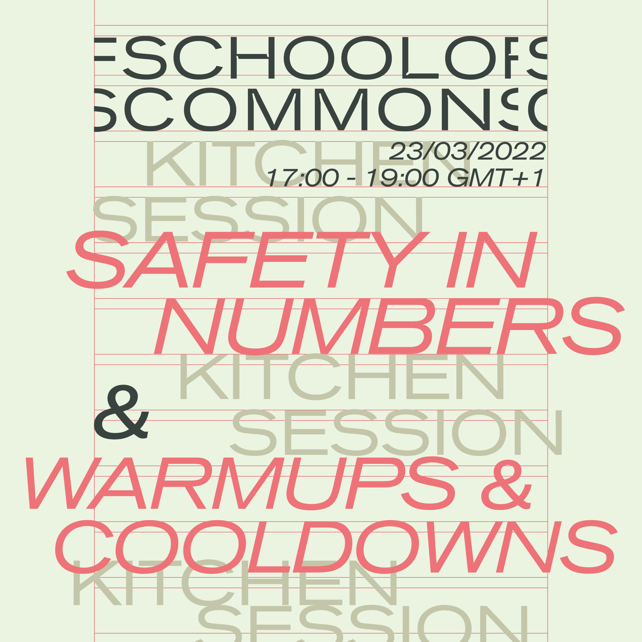 Kitchen Session: Safety in Numbers & Warmups and Cooldowns